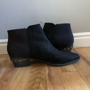 Black spike booties by Sam Edelman 9.5
